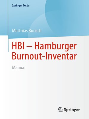 cover image of HBI--Hamburger Burnout-Inventar